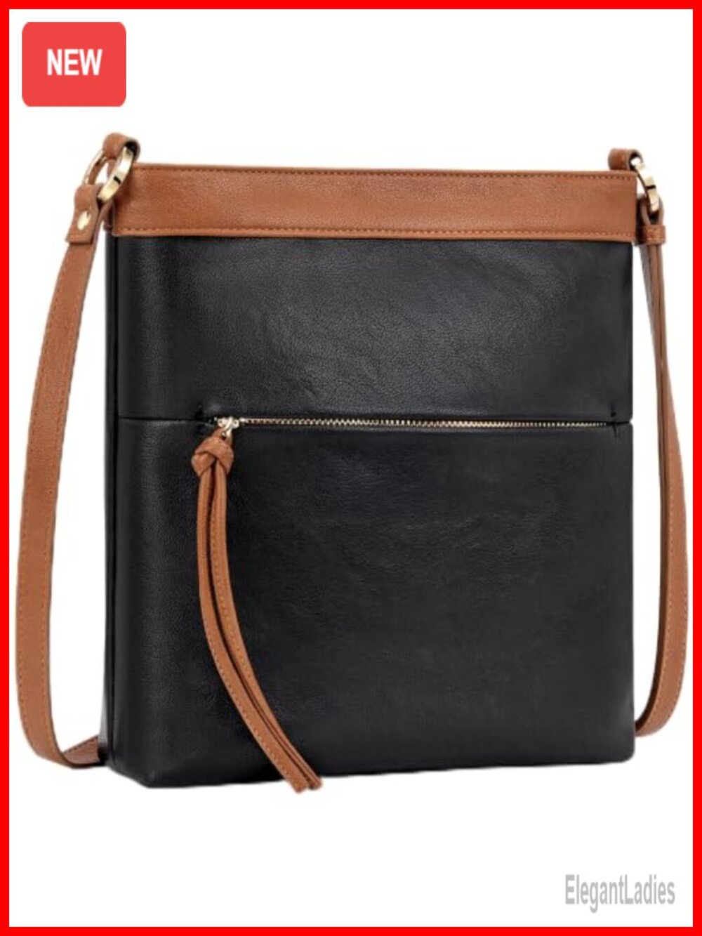 Large Crossbody Bag for Women Adjustable Travel Purse Fits Tablet